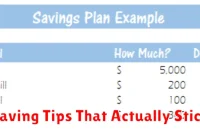 Saving Tips That Actually Stick